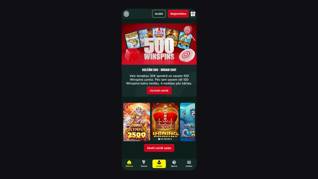 OPTIBET MOBILAJĀ TELEFONĀ